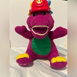 VINTAGE 90s/00s BARNEY THE DINOSAUR PLUSH 🦖Non-Working / Display Only